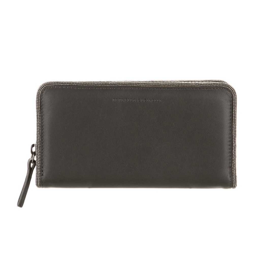 Brunello Cucinelli Leather Continental Wallet